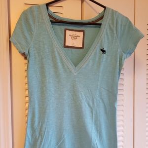 Beautiful turquoise tshirt from A & F